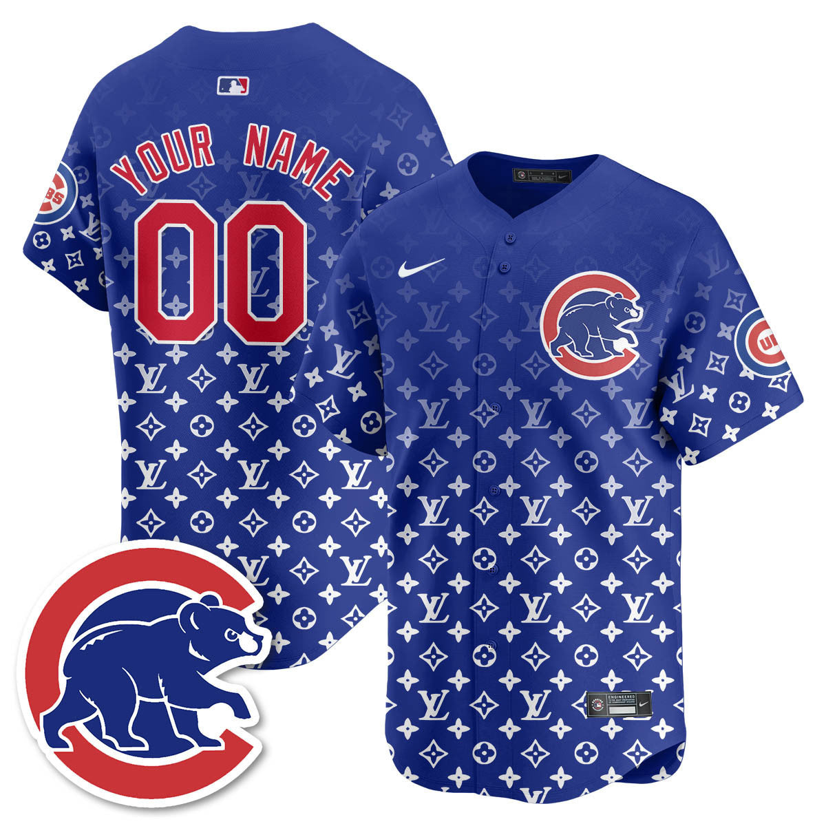 Custom Chicago Cubs Luxury Jersey