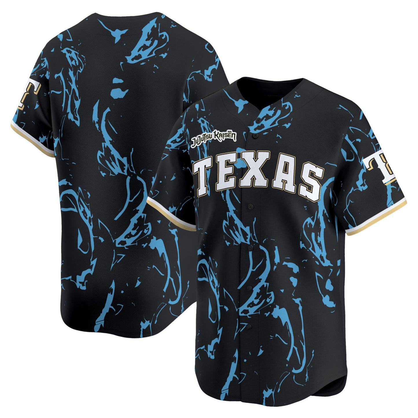 Texas Rangers x Jujutsu Kaisen Vapor Premier Limited Jersey - All Stitched