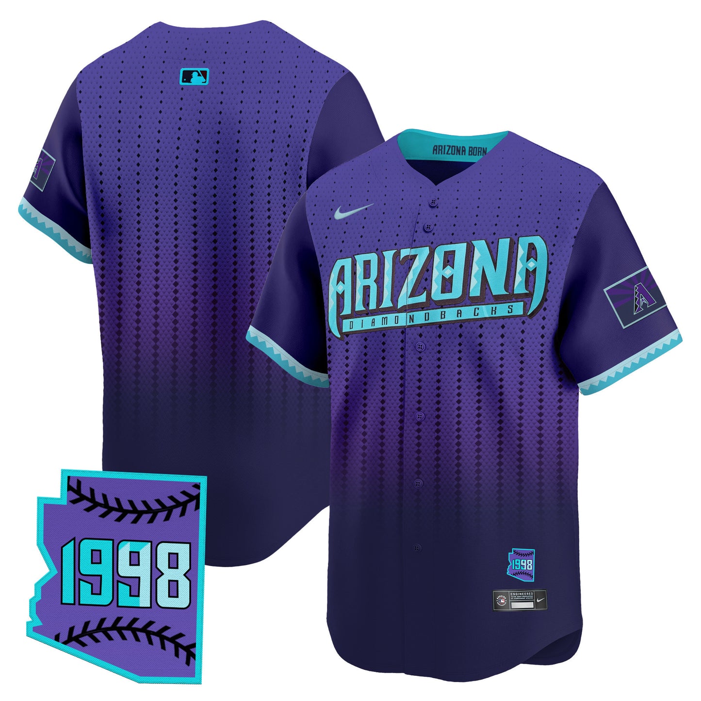 Arizona Diamondbacks 2025 City Connect Vapor Premier Limited Jersey - Stitched