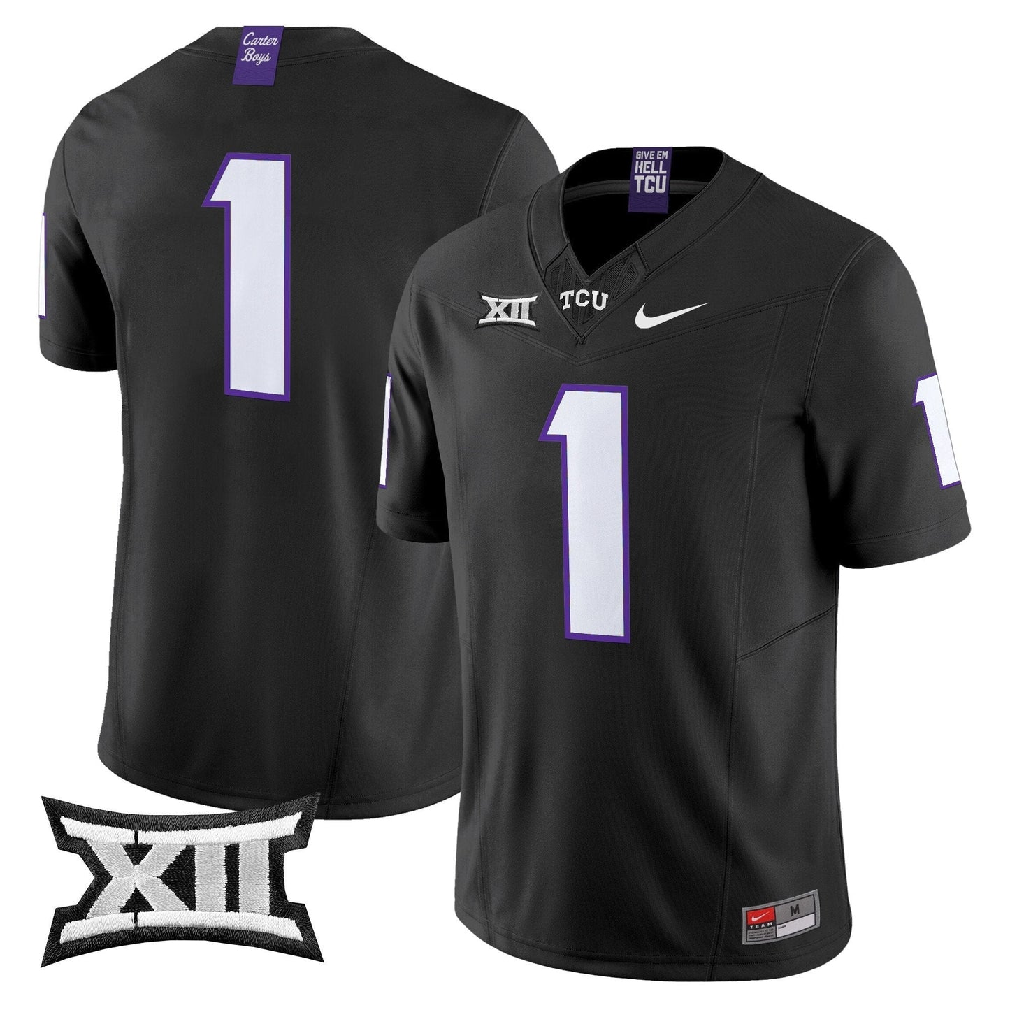 TCU Horned Frogs 2025 Vapor Limited Jersey - All stitched