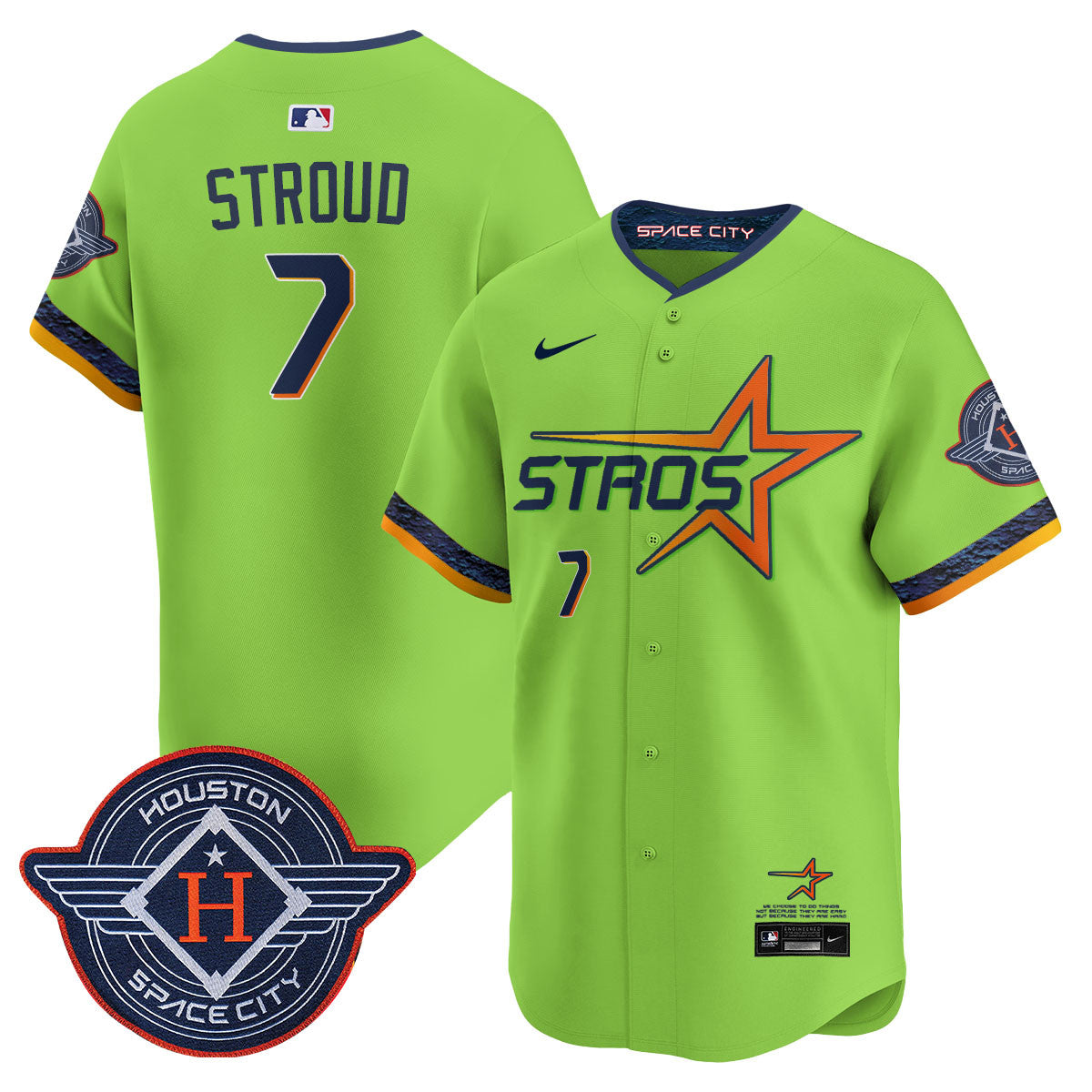 Women's Houston Astros 2025 City Connect Vapor Limited Jersey - All Stitched