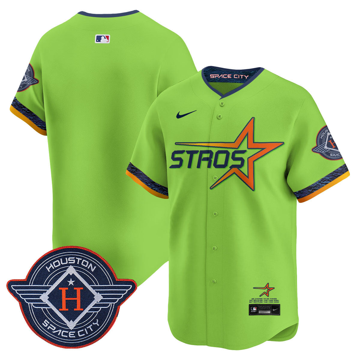 Women's Houston Astros 2025 City Connect Vapor Limited Jersey - All Stitched