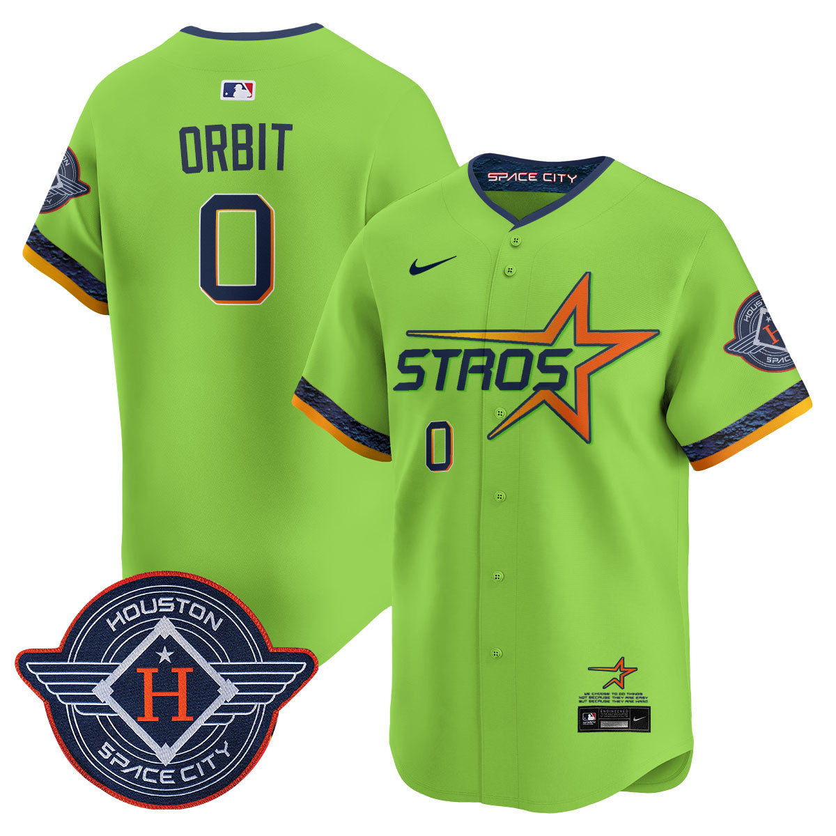 Women's Houston Astros 2025 City Connect Vapor Limited Jersey - All Stitched