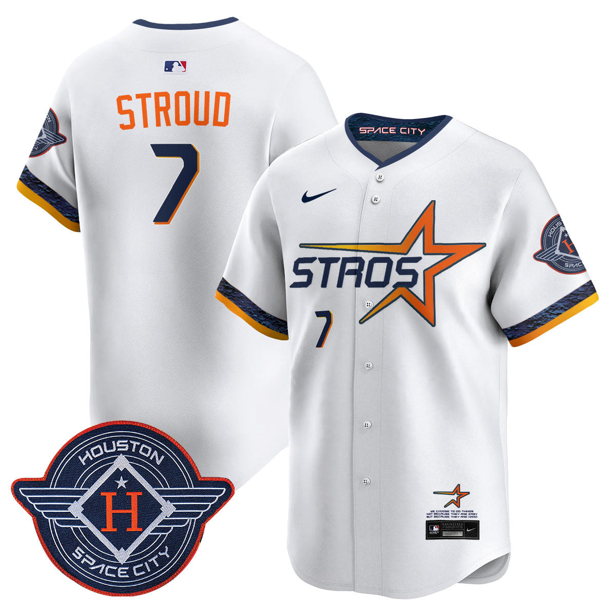 Women's Houston Astros 2025 City Connect Vapor Limited Jersey - All Stitched