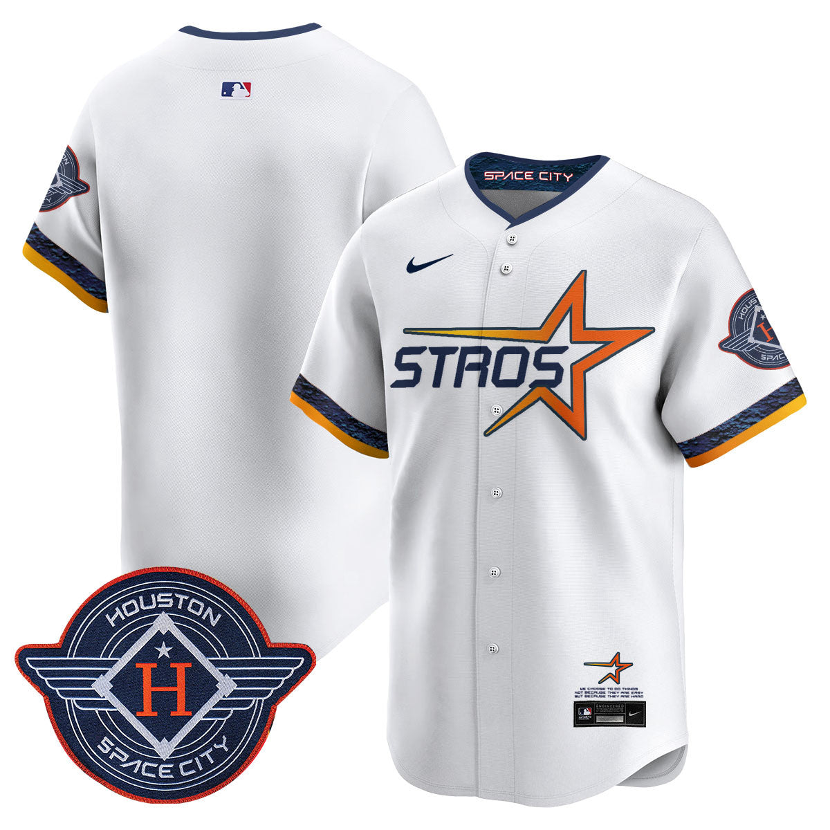 Women's Houston Astros 2025 City Connect Vapor Limited Jersey - All Stitched