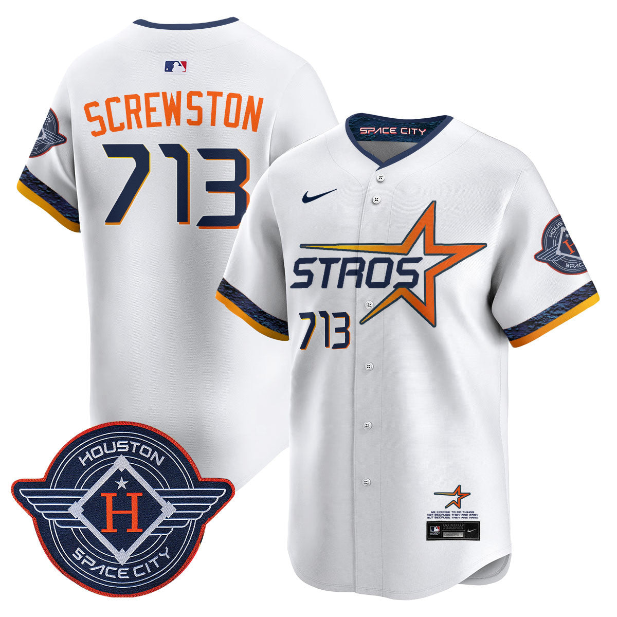 Women's Houston Astros 2025 City Connect Vapor Limited Jersey - All Stitched