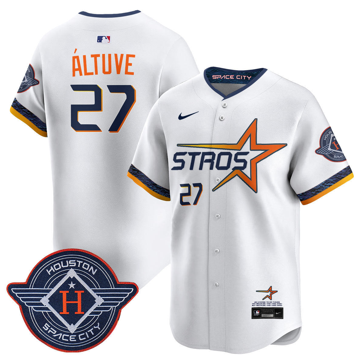 Women's Houston Astros 2025 City Connect Vapor Limited Jersey - All Stitched