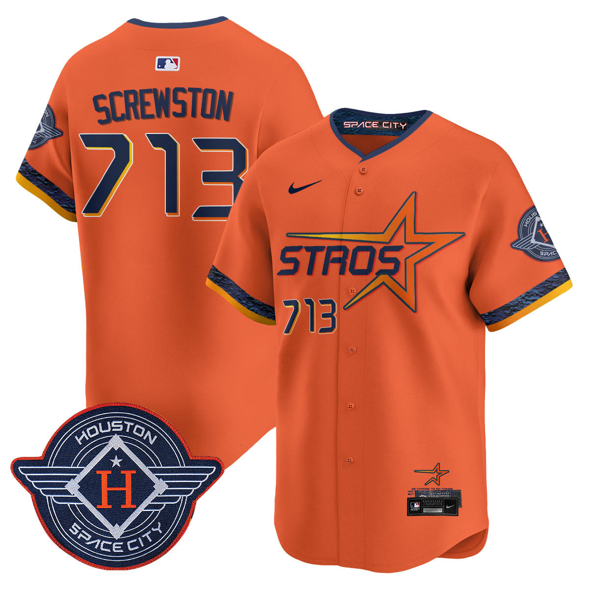 Women's Houston Astros 2025 City Connect Vapor Limited Jersey - All Stitched
