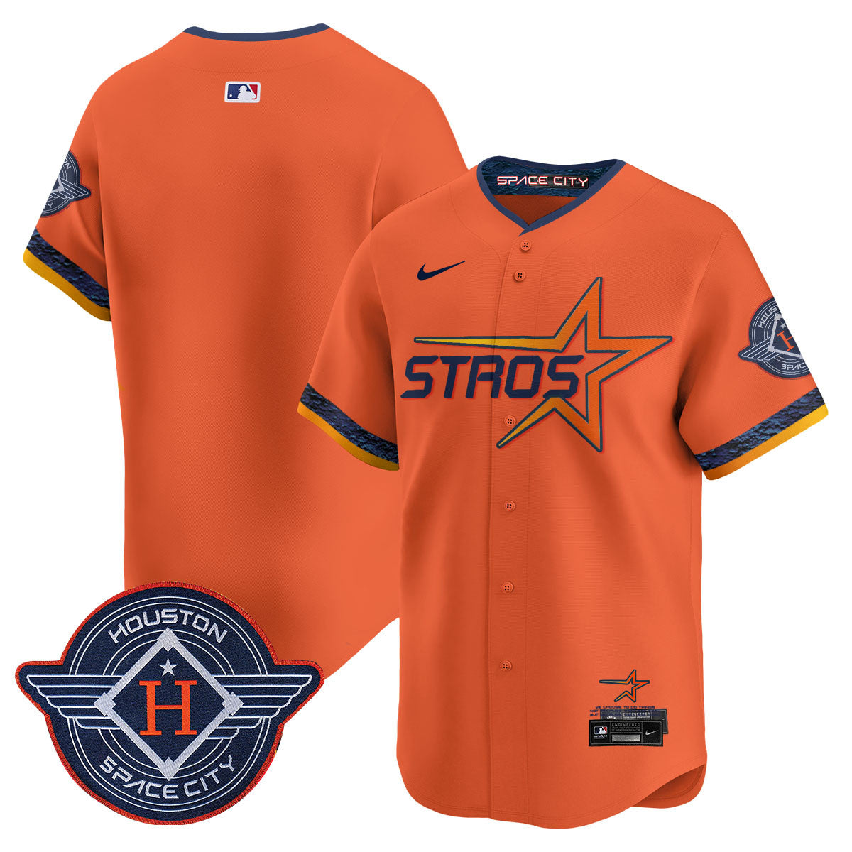 Women's Houston Astros 2025 City Connect Vapor Limited Jersey - All Stitched