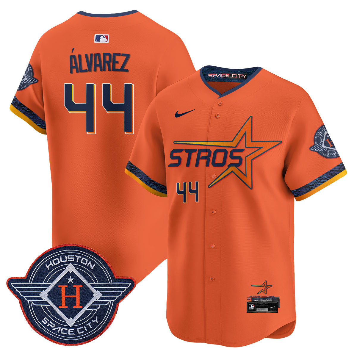 Women's Houston Astros 2025 City Connect Vapor Limited Jersey - All Stitched