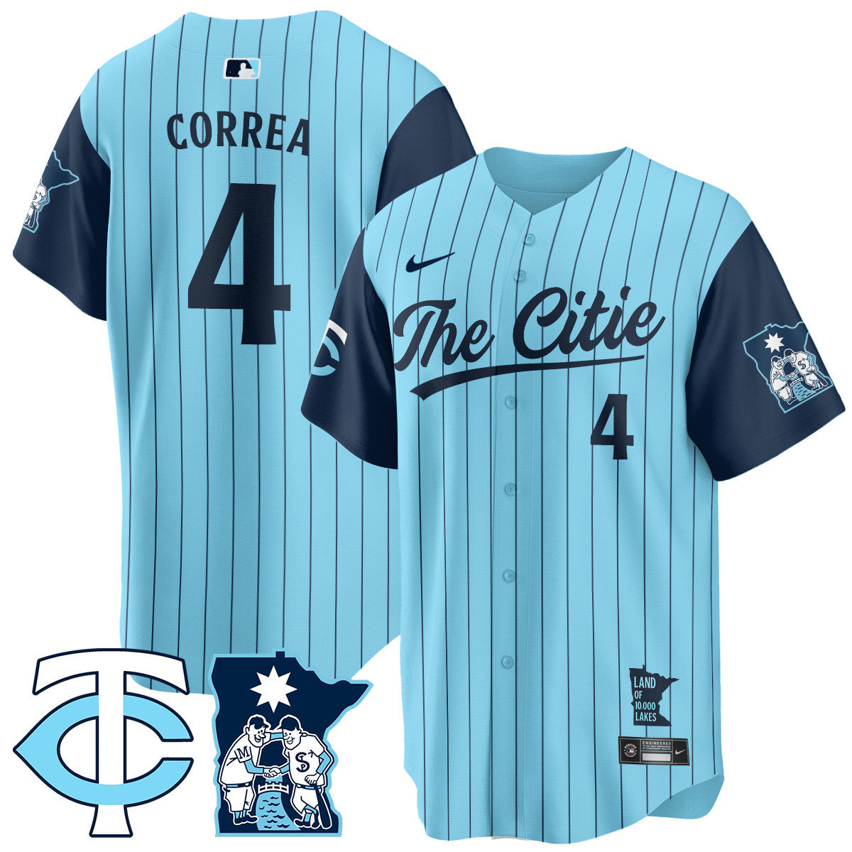 Women's Minnesota Twins City Connect Concept Jersey - All Stitched