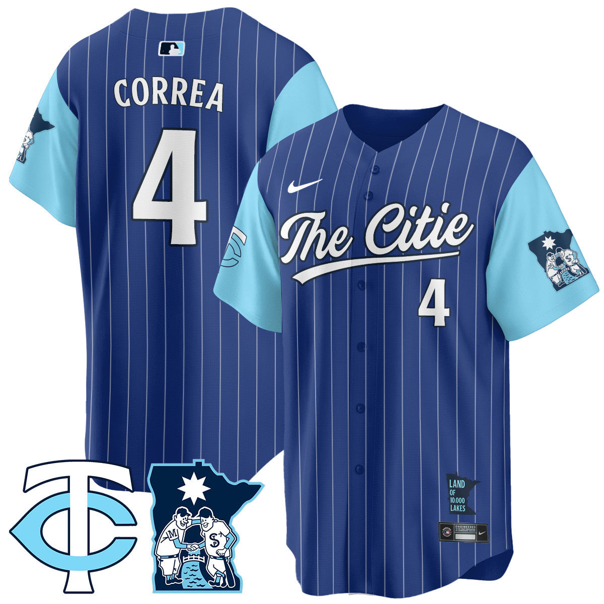Women's Minnesota Twins City Connect Concept Jersey - All Stitched