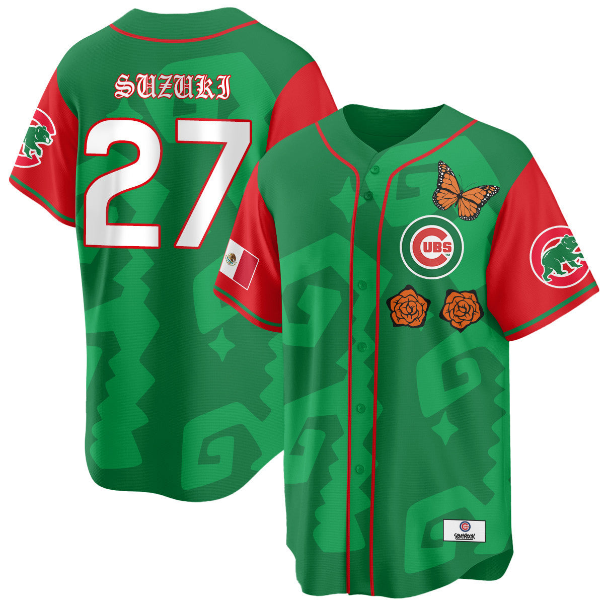 Women's Chicago Cubs "Xicago" Mexican Heritage Jersey - All Stitched