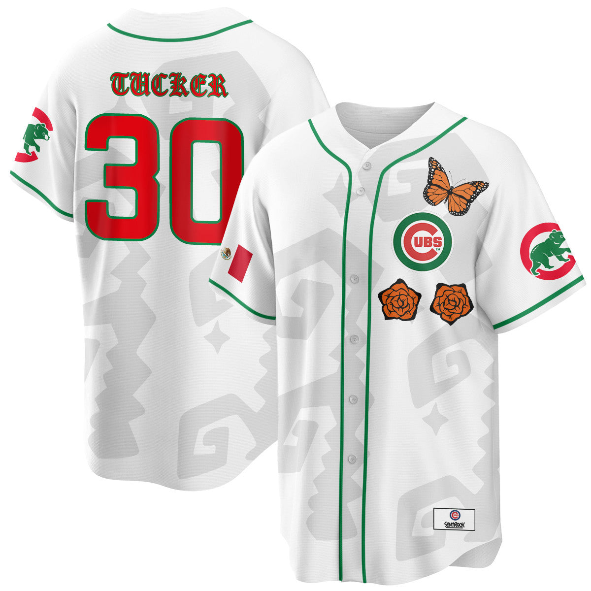 Women's Chicago Cubs "Xicago" Mexican Heritage Jersey - All Stitched