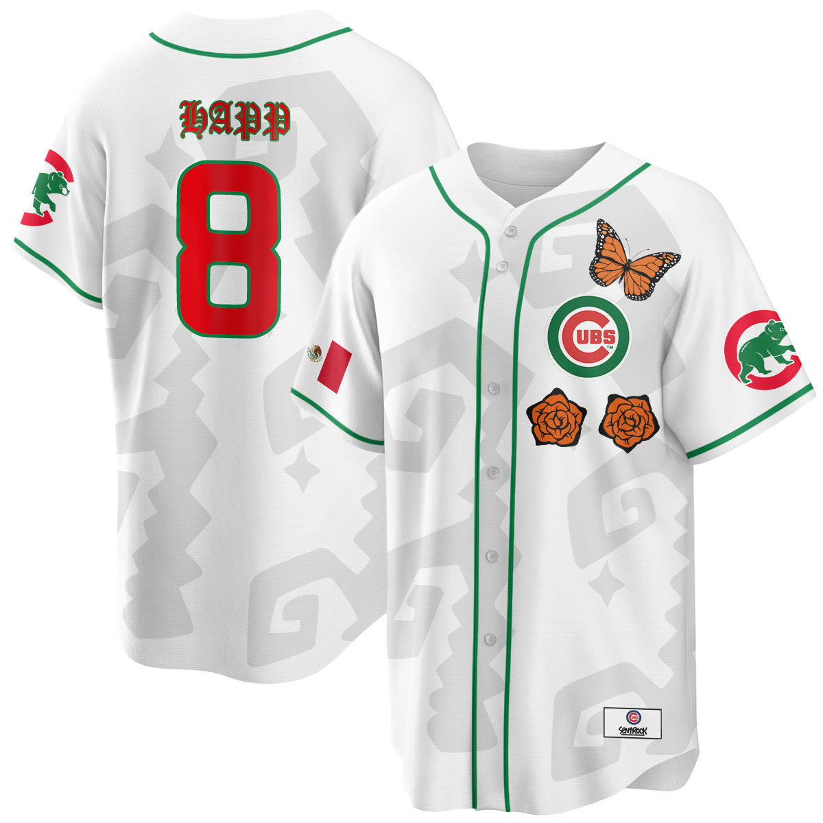 Women's Chicago Cubs "Xicago" Mexican Heritage Jersey - All Stitched