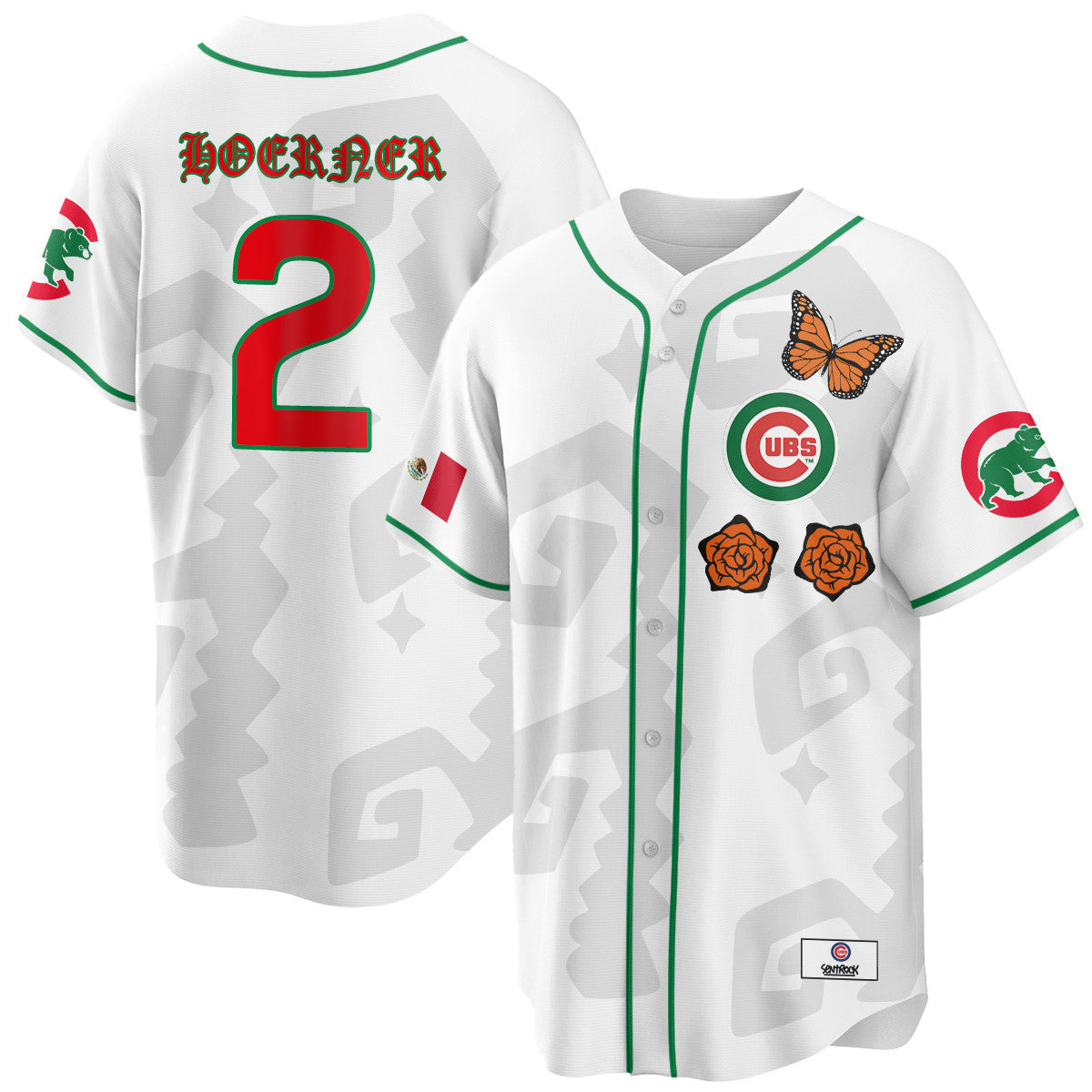 Women's Chicago Cubs "Xicago" Mexican Heritage Jersey - All Stitched