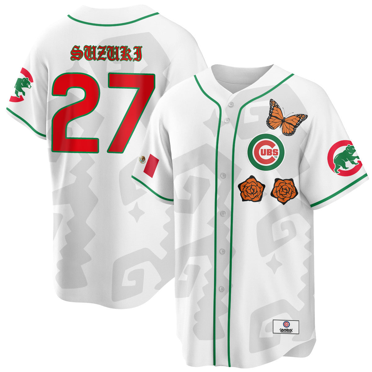 Women's Chicago Cubs "Xicago" Mexican Heritage Jersey - All Stitched