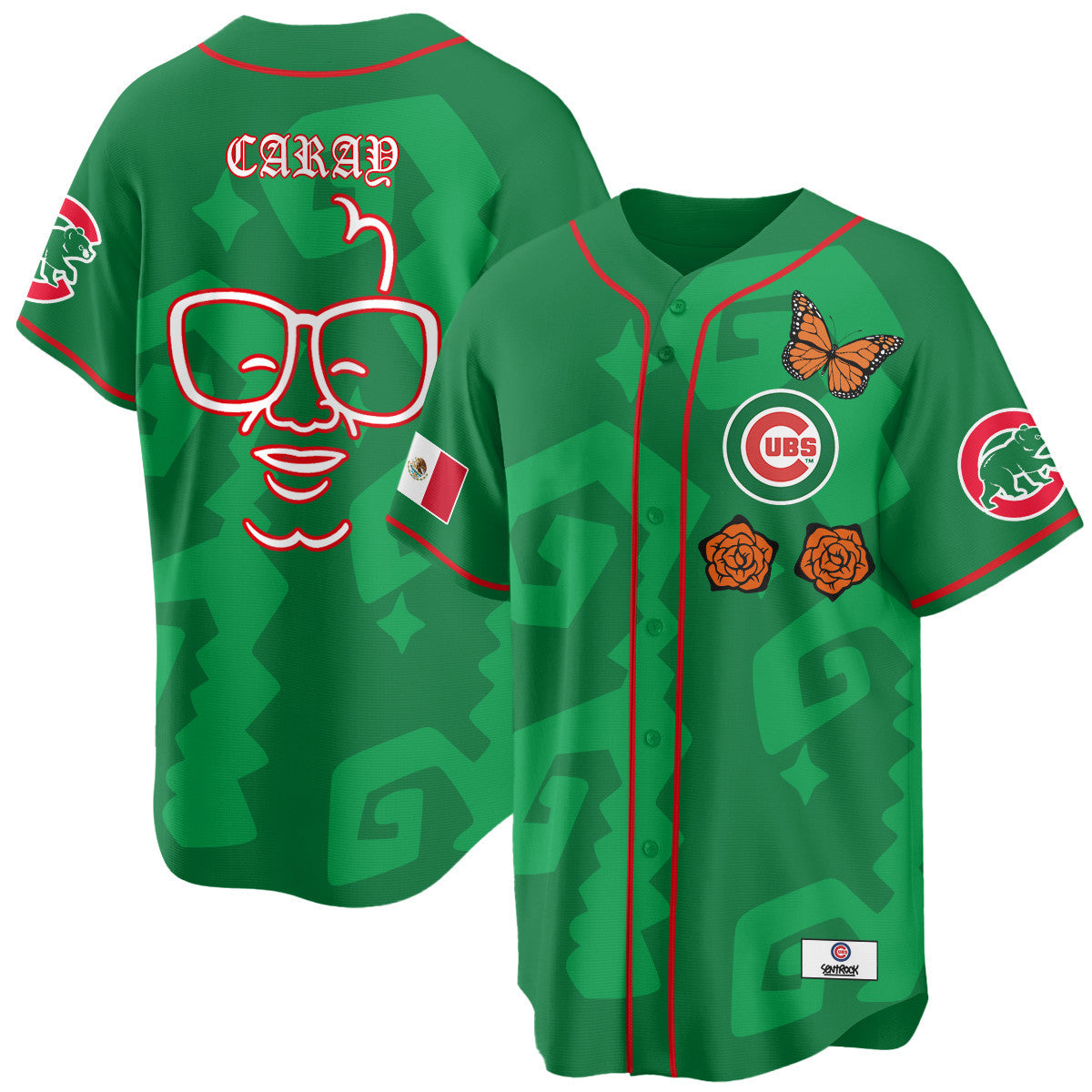Women's Chicago Cubs "Xicago" Mexican Heritage Jersey - All Stitched