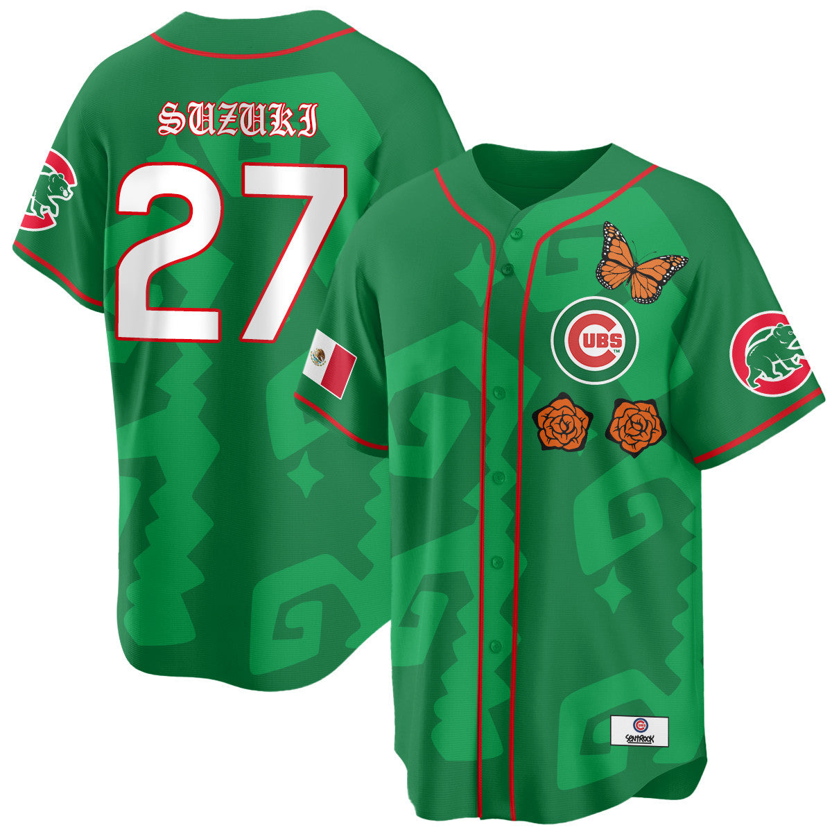Women's Chicago Cubs "Xicago" Mexican Heritage Jersey - All Stitched