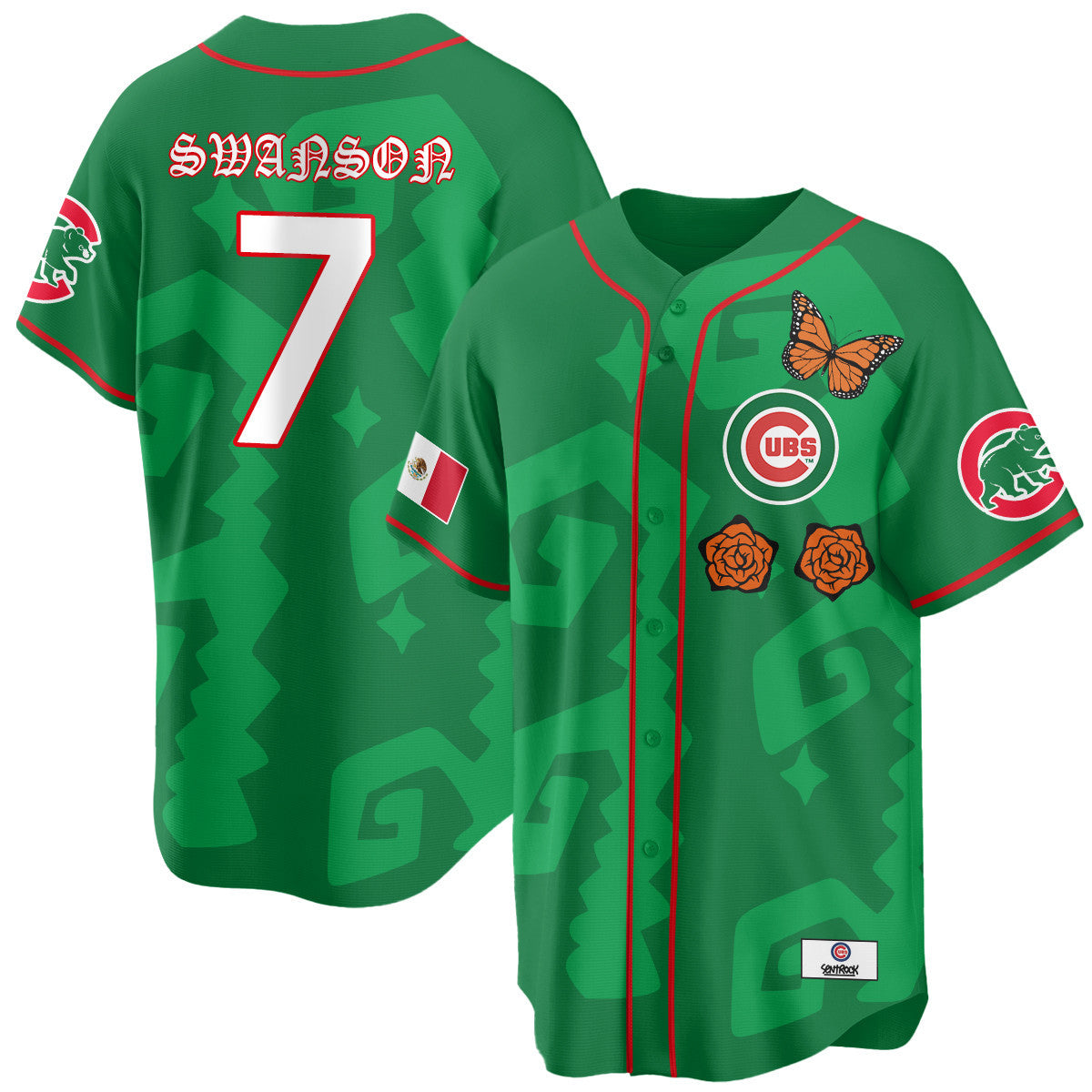 Women's Chicago Cubs "Xicago" Mexican Heritage Jersey - All Stitched