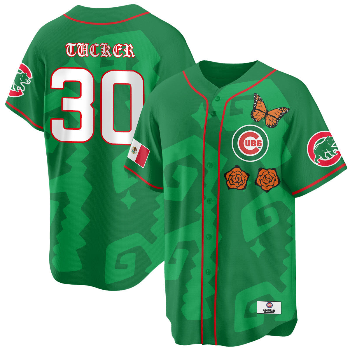 Women's Chicago Cubs "Xicago" Mexican Heritage Jersey - All Stitched