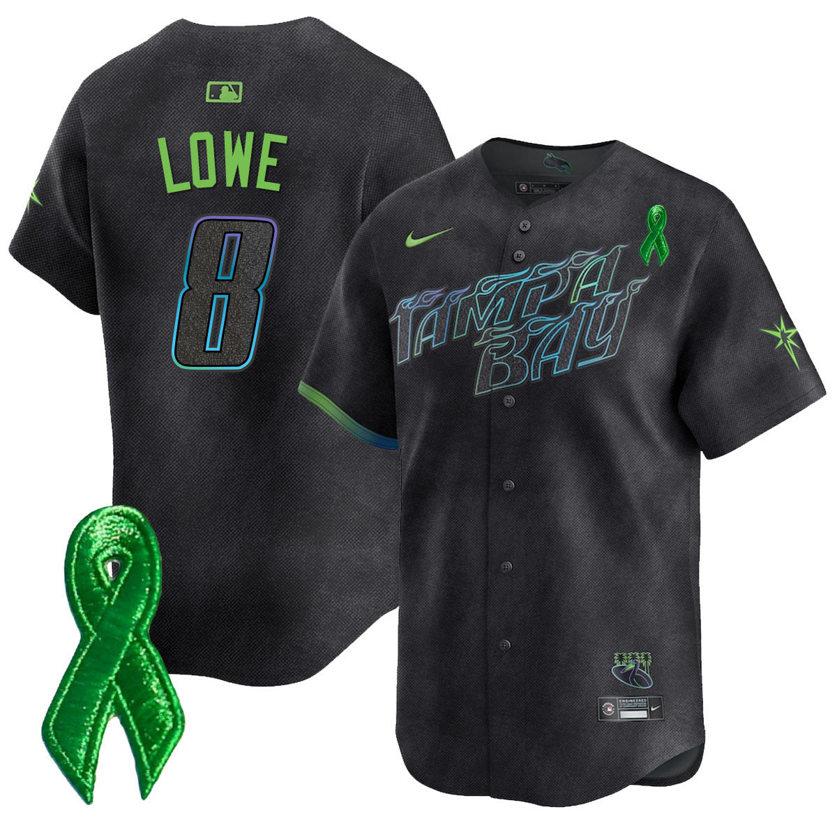 Tampa Bay Rays Mental Health Awareness Jersey - All Stitched