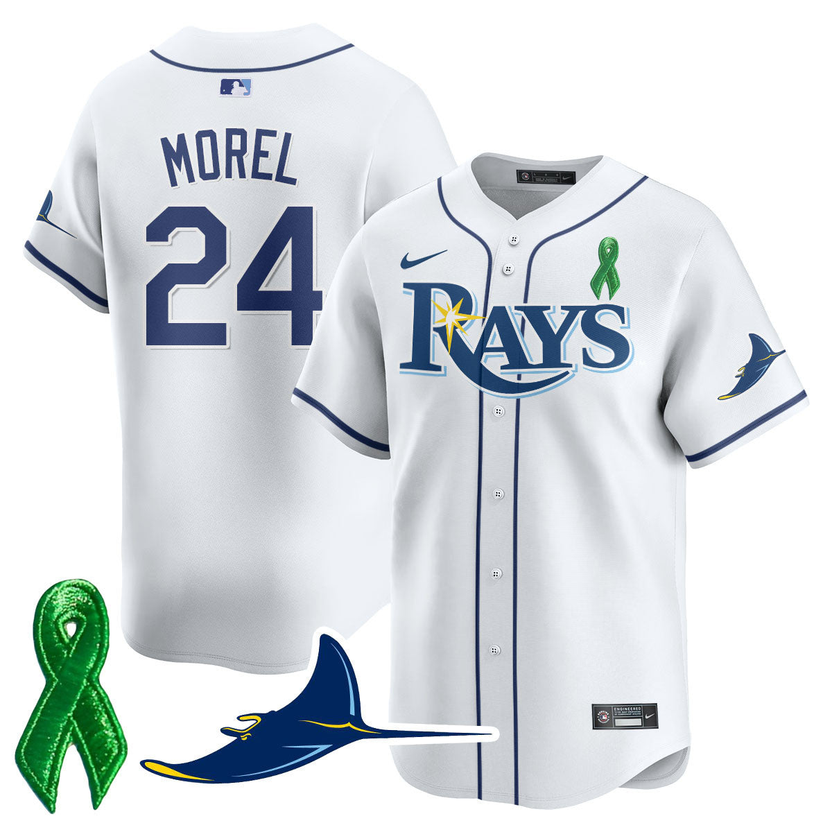 Tampa Bay Rays Mental Health Awareness Jersey - All Stitched