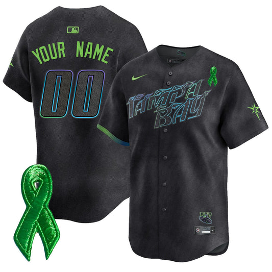 Tampa Bay Rays Mental Health Awareness Custom Jersey - All Stitched