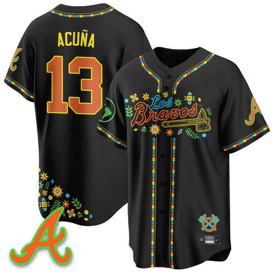 Women's Atlanta Braves 2025 "Los Bravos" Jersey - All Stitched