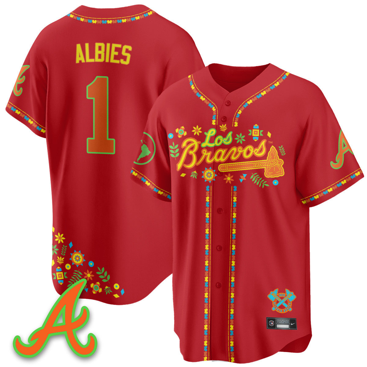 Women's Atlanta Braves 2025 "Los Bravos" Jersey - All Stitched