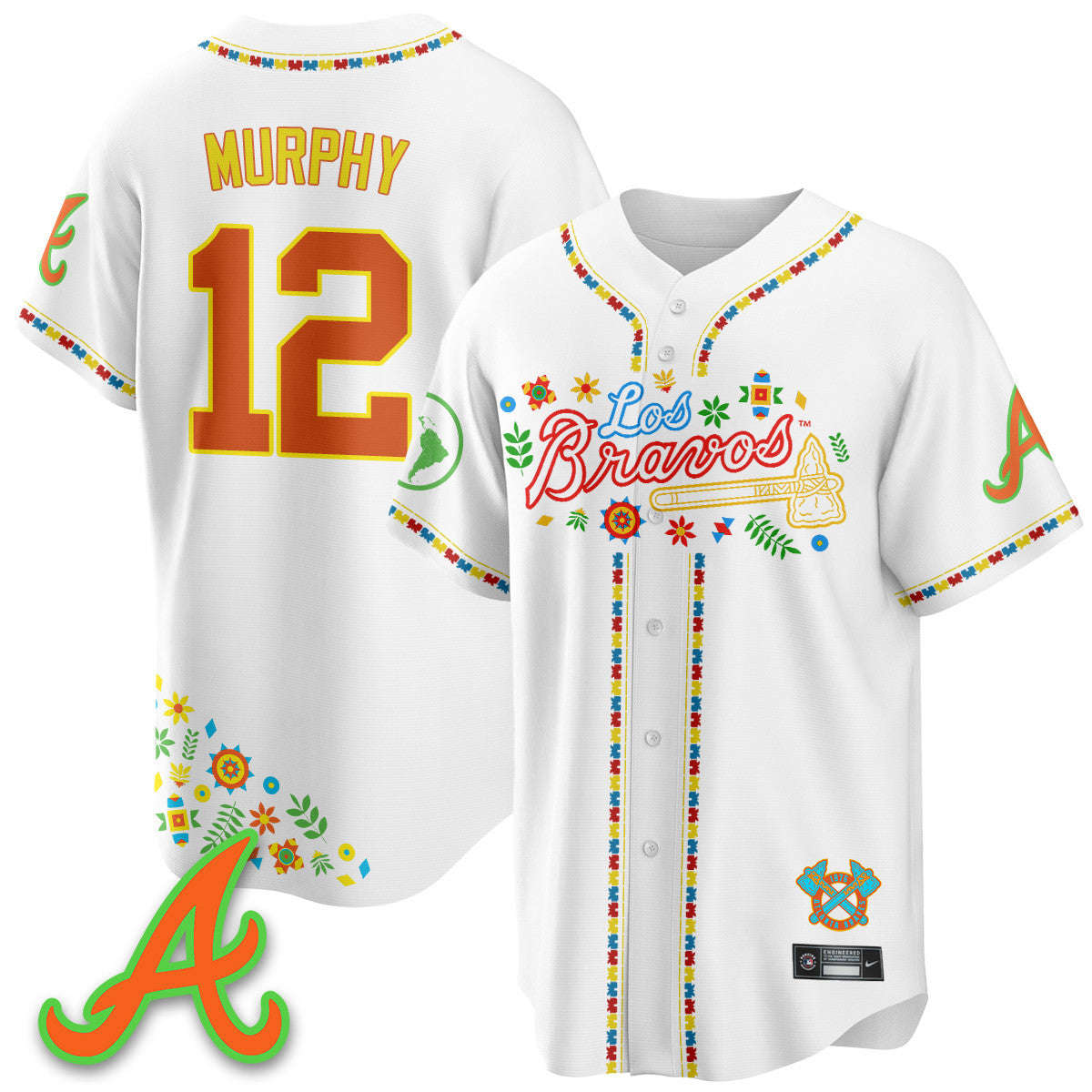 Women's Atlanta Braves 2025 "Los Bravos" Jersey - All Stitched