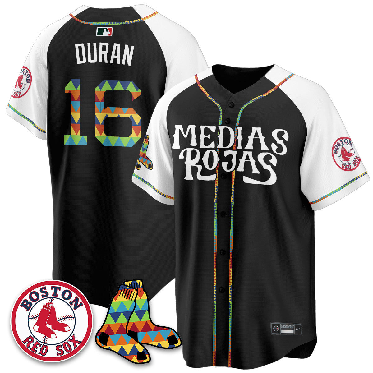Women's Boston Red Sox "Medias Rojas" Limited Jersey - All Stitched