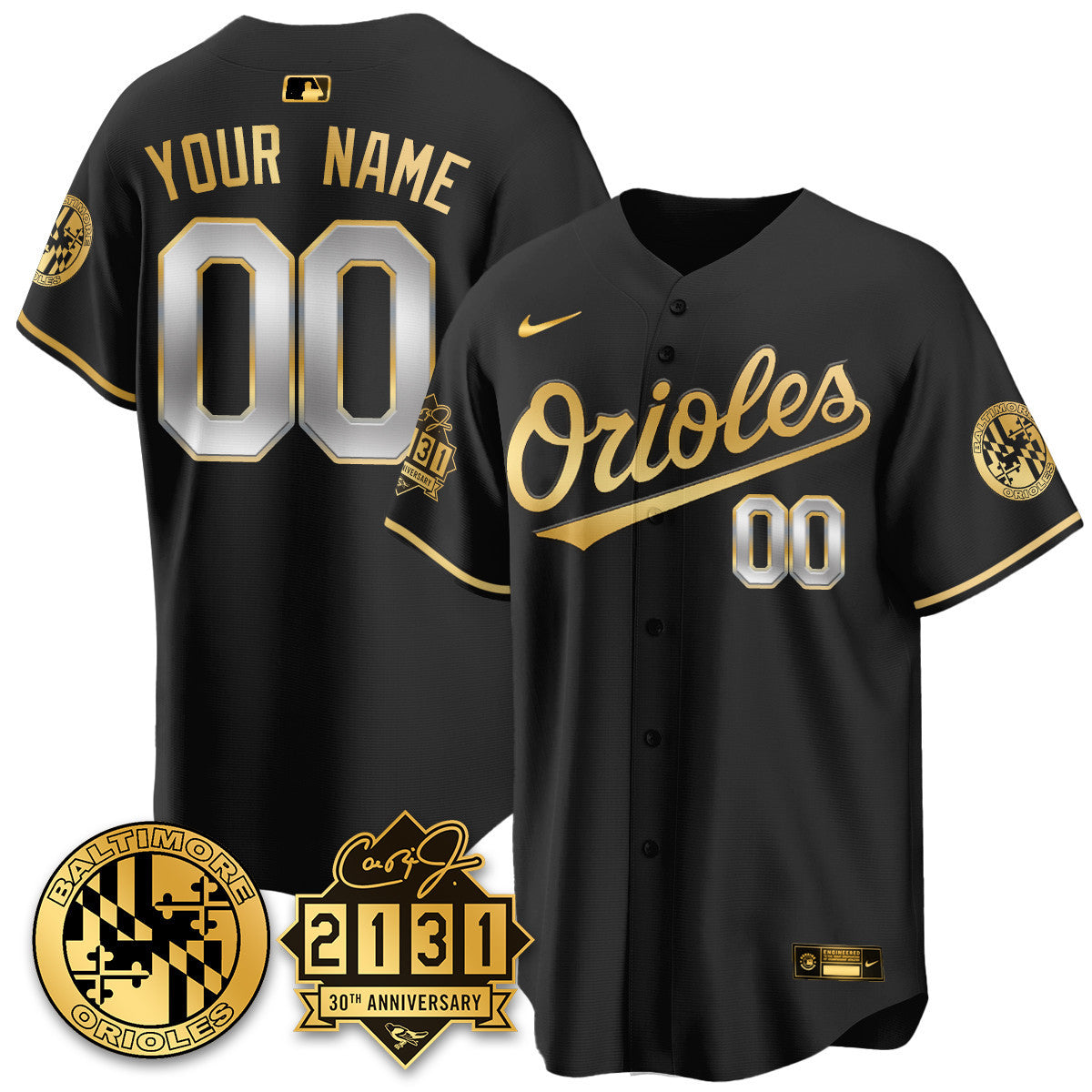 Women's Baltimore Orioles "30th Anniversary of 2131" Limited Jersey - All Stitched
