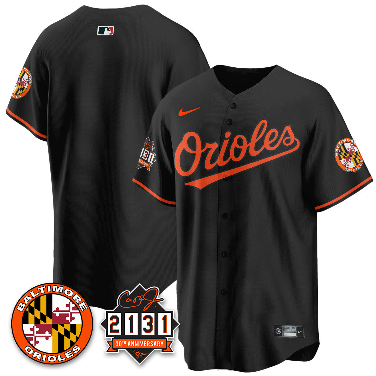 Women's Baltimore Orioles "30th Anniversary of 2131" Limited Jersey - All Stitched