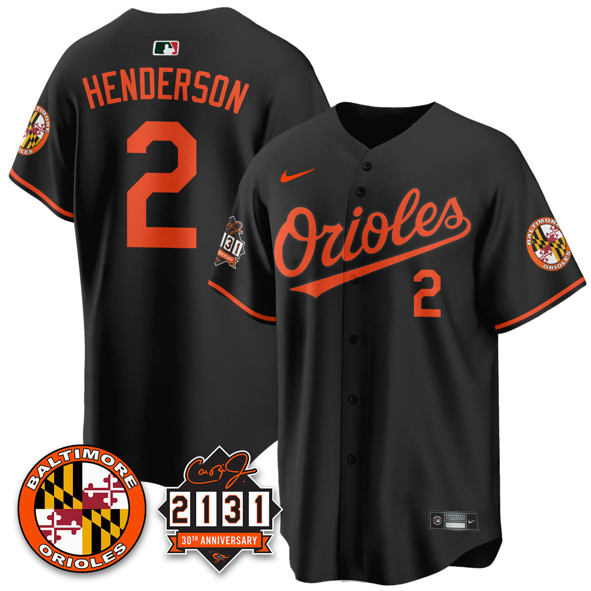 Women's Baltimore Orioles "30th Anniversary of 2131" Limited Jersey - All Stitched