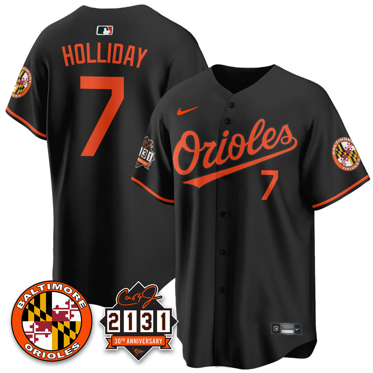 Women's Baltimore Orioles "30th Anniversary of 2131" Limited Jersey - All Stitched