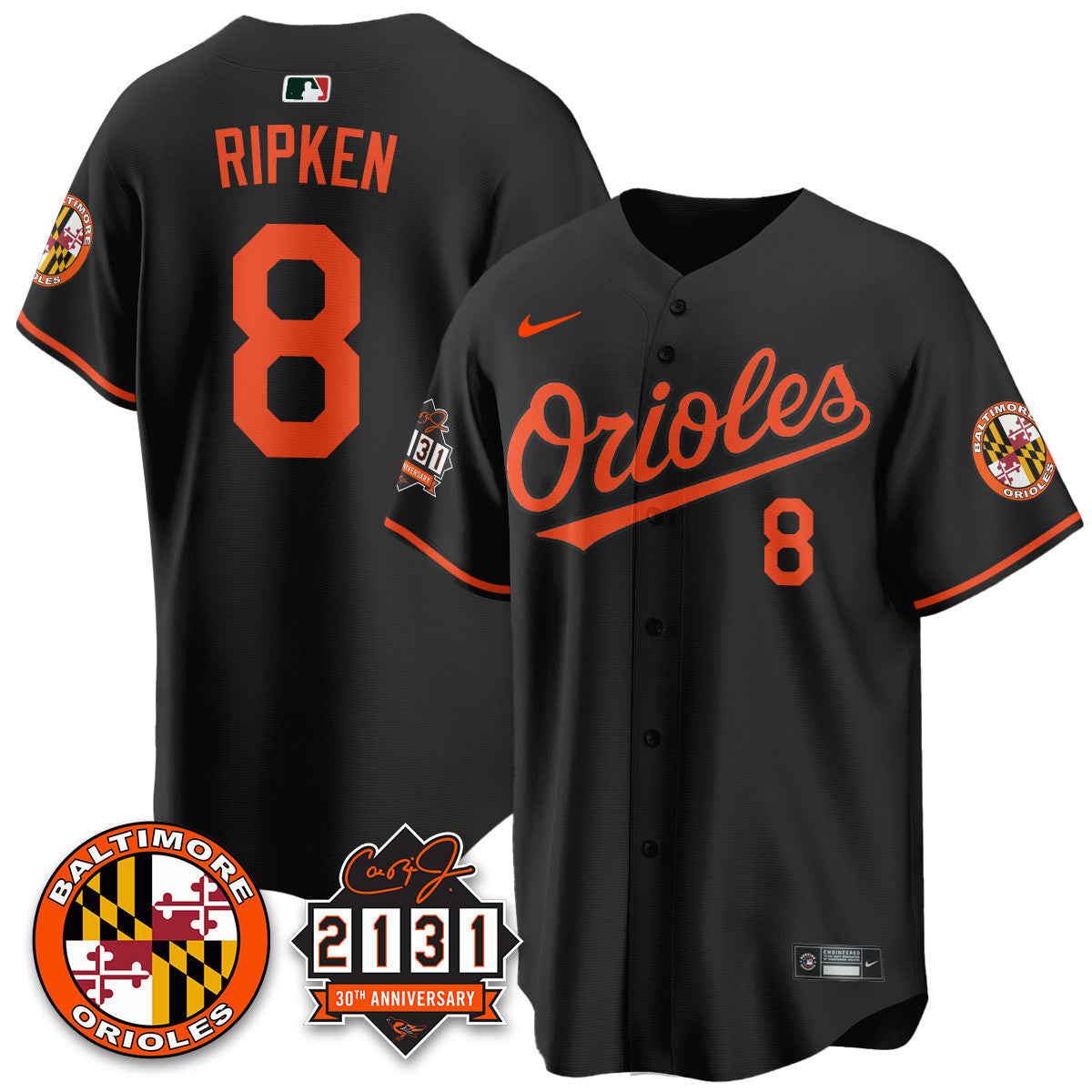 Women's Baltimore Orioles "30th Anniversary of 2131" Limited Jersey - All Stitched