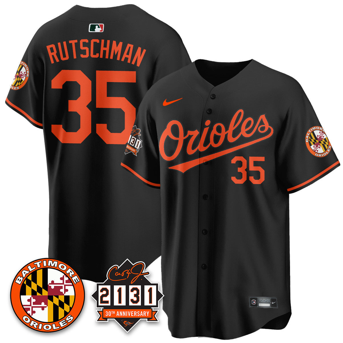Women's Baltimore Orioles "30th Anniversary of 2131" Limited Jersey - All Stitched