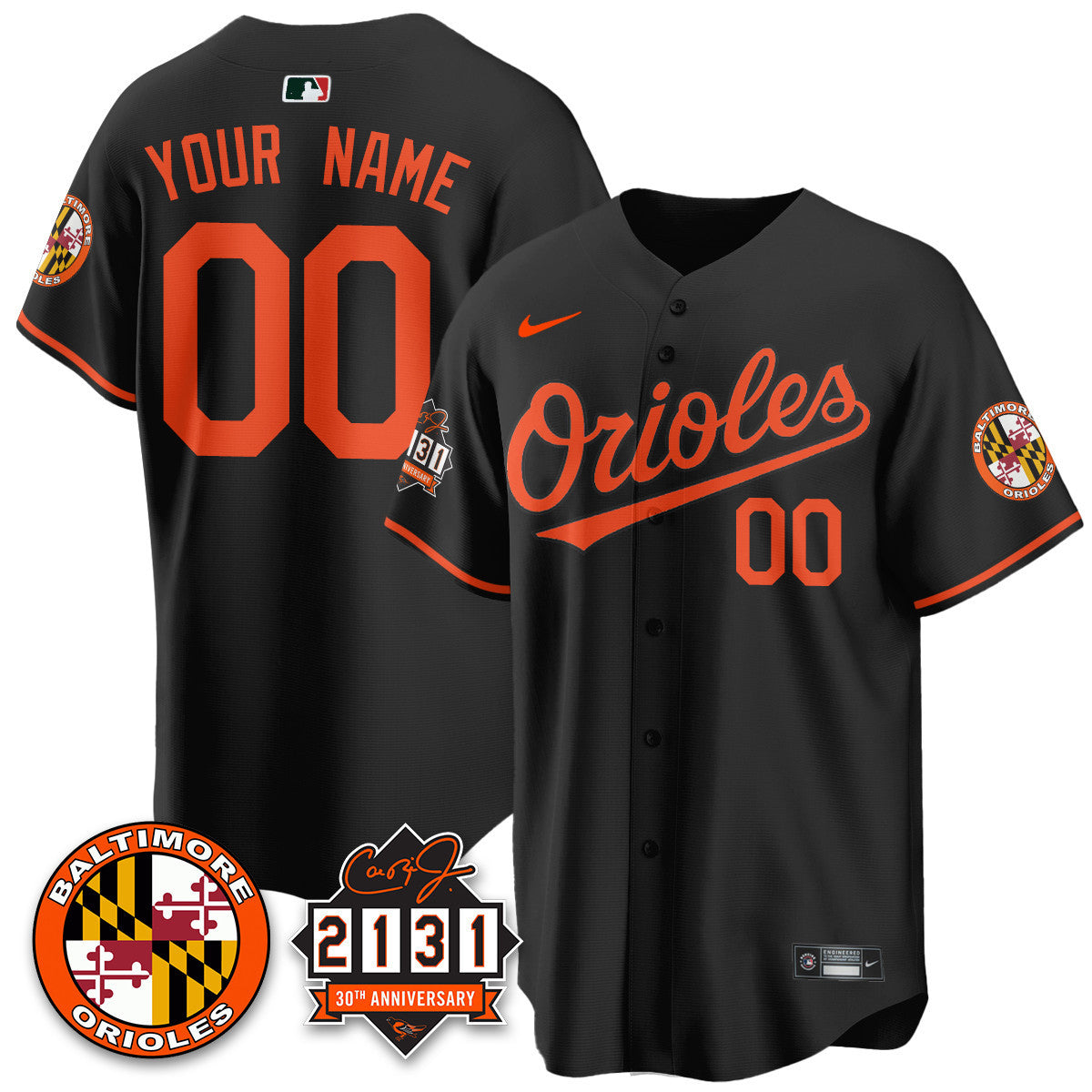 Women's Baltimore Orioles "30th Anniversary of 2131" Limited Jersey - All Stitched