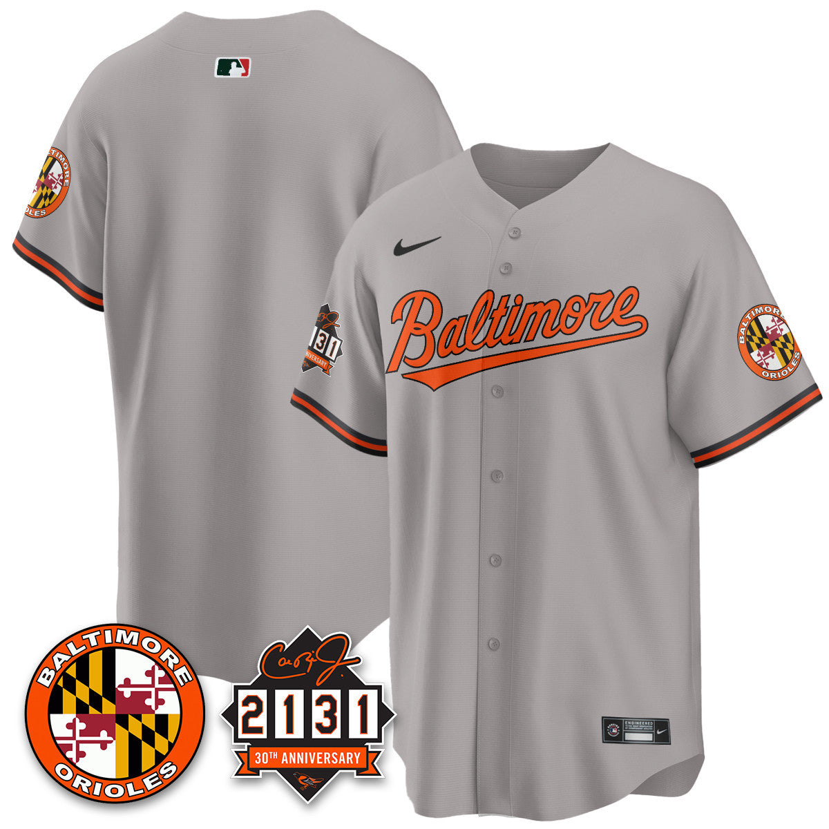 Women's Baltimore Orioles "30th Anniversary of 2131" Limited Jersey - All Stitched