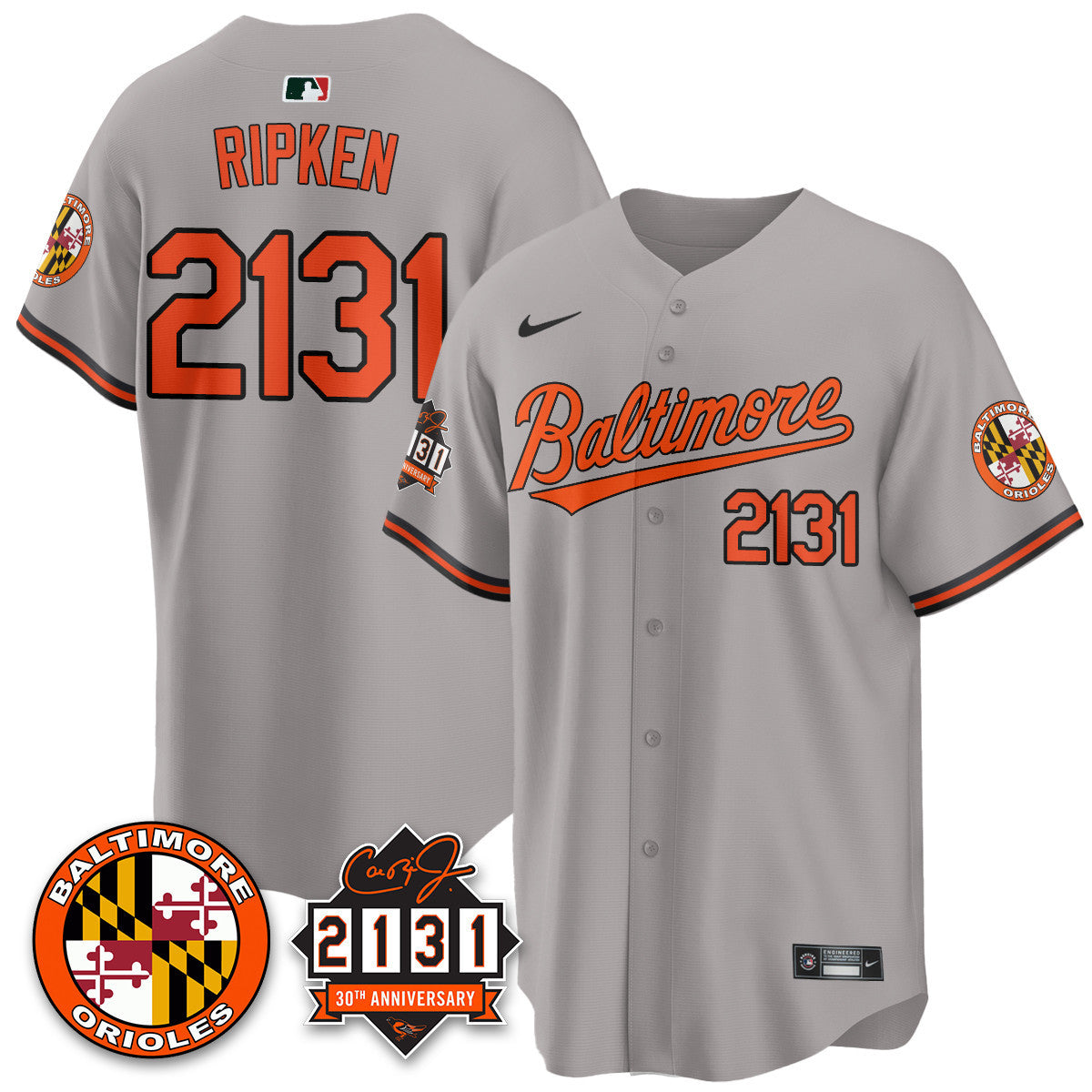 Women's Baltimore Orioles "30th Anniversary of 2131" Limited Jersey - All Stitched