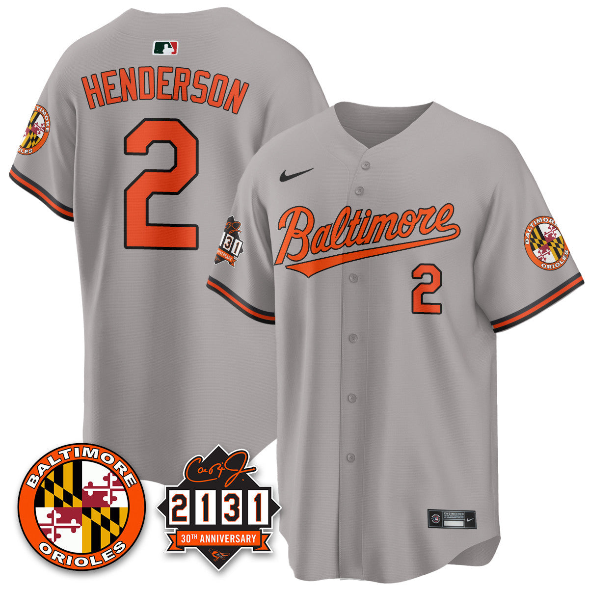 Women's Baltimore Orioles "30th Anniversary of 2131" Limited Jersey - All Stitched