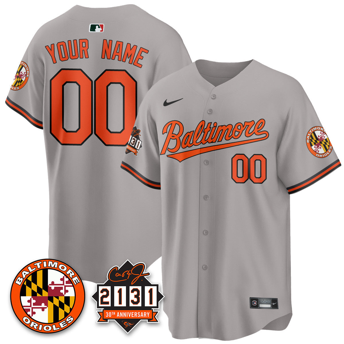 Women's Baltimore Orioles "30th Anniversary of 2131" Limited Jersey - All Stitched