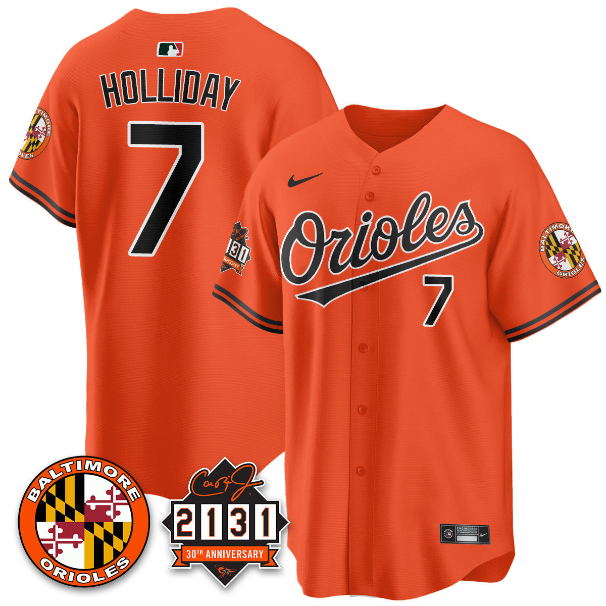 Women's Baltimore Orioles "30th Anniversary of 2131" Limited Jersey - All Stitched