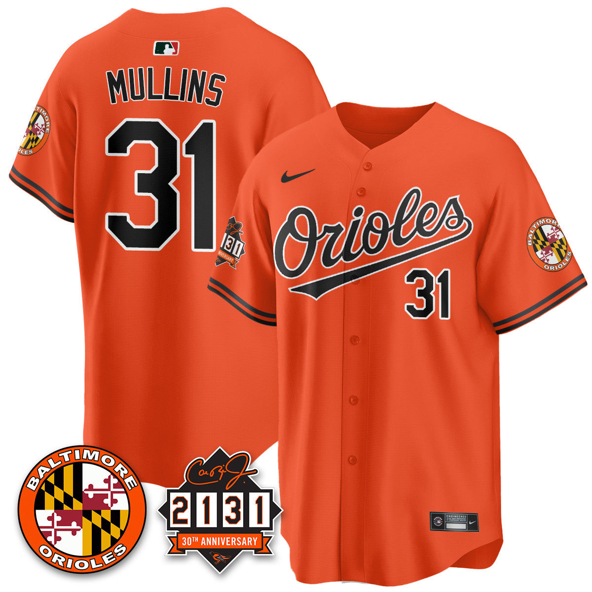 Women's Baltimore Orioles "30th Anniversary of 2131" Limited Jersey - All Stitched