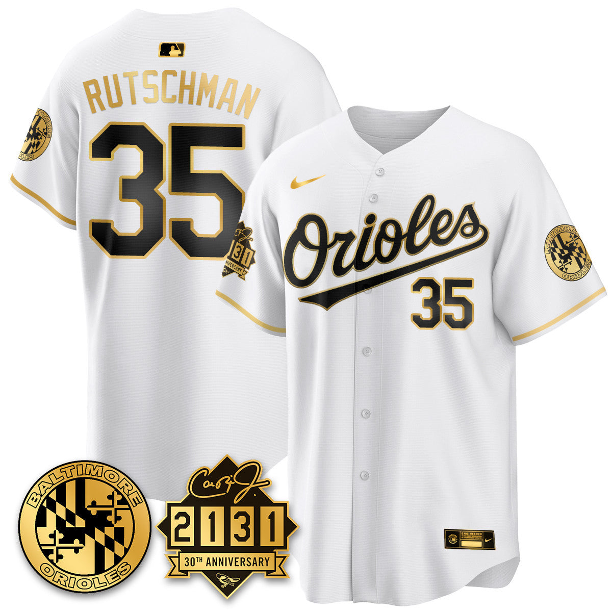 Women's Baltimore Orioles "30th Anniversary of 2131" Limited Jersey - All Stitched