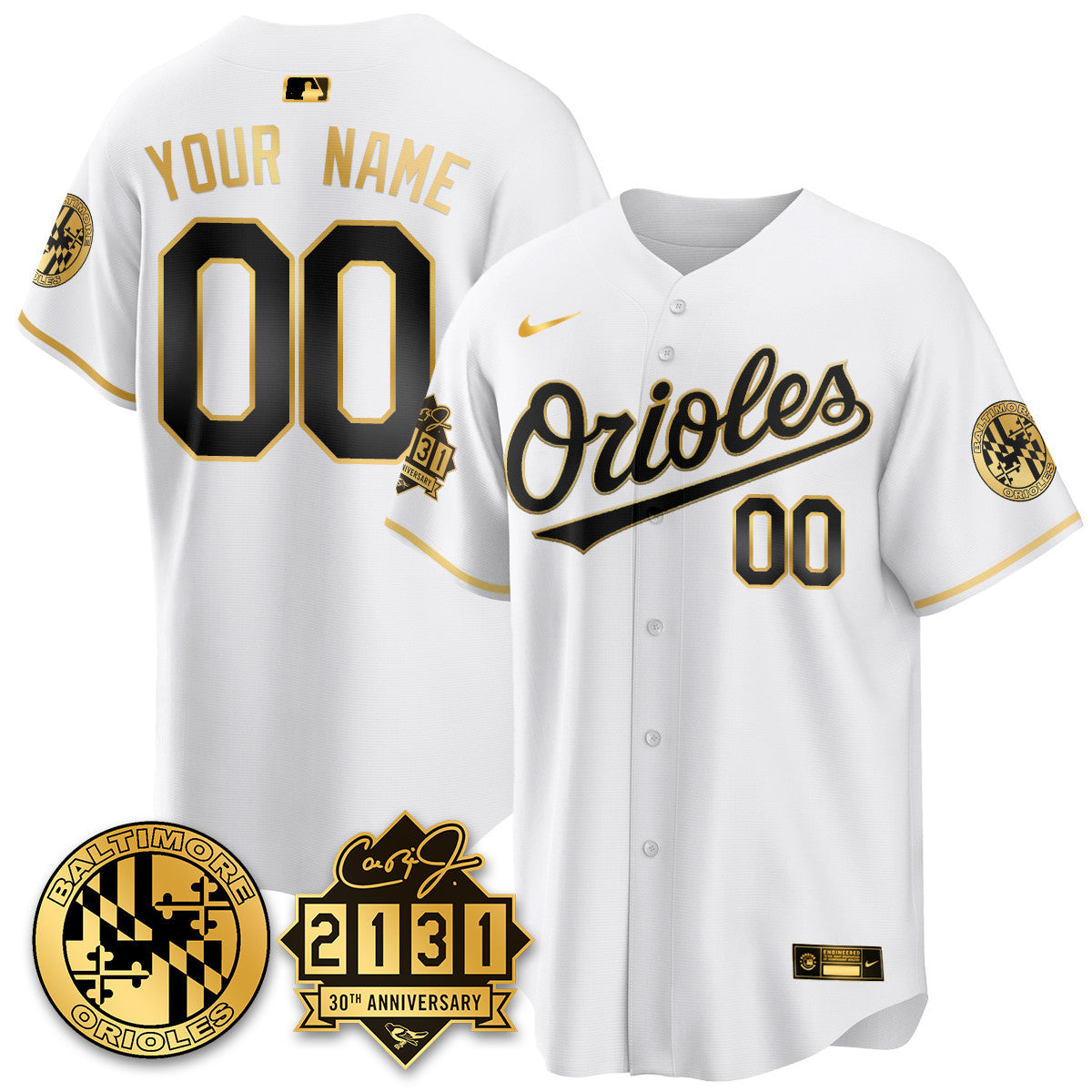 Women's Baltimore Orioles "30th Anniversary of 2131" Limited Jersey - All Stitched