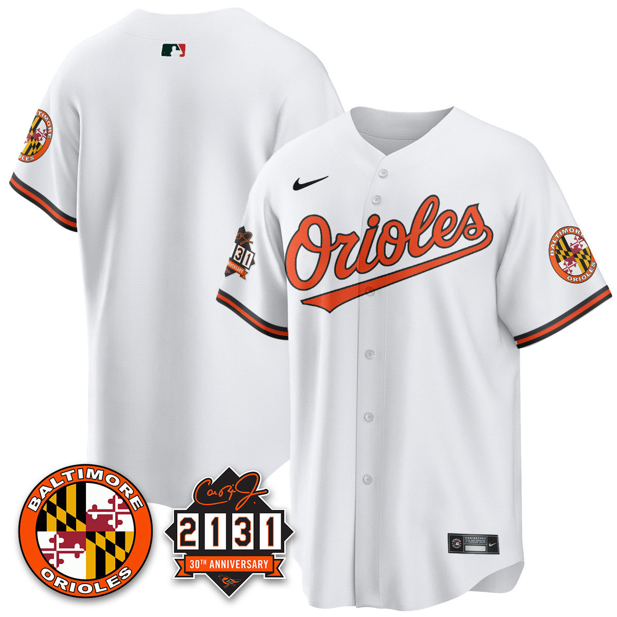 Women's Baltimore Orioles "30th Anniversary of 2131" Limited Jersey - All Stitched