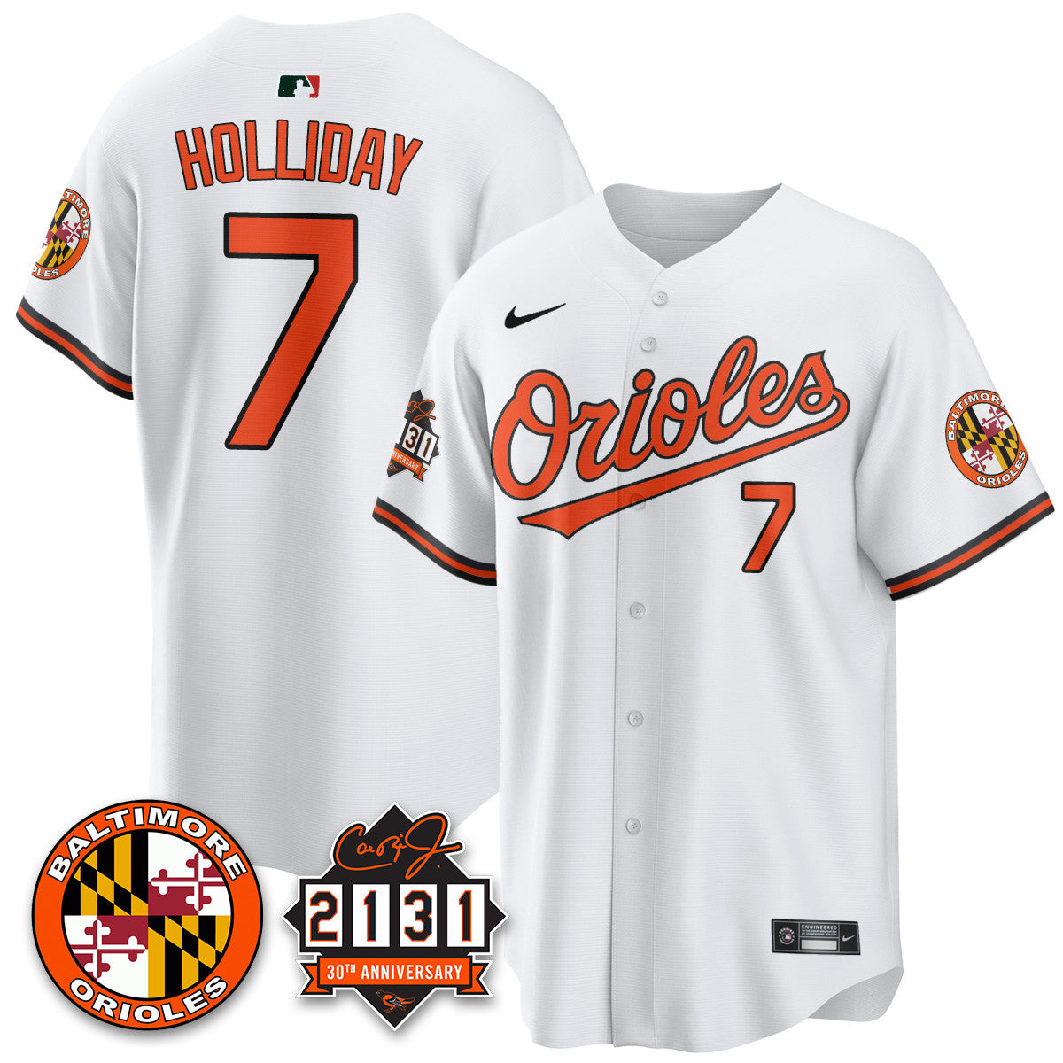 Women's Baltimore Orioles "30th Anniversary of 2131" Limited Jersey - All Stitched