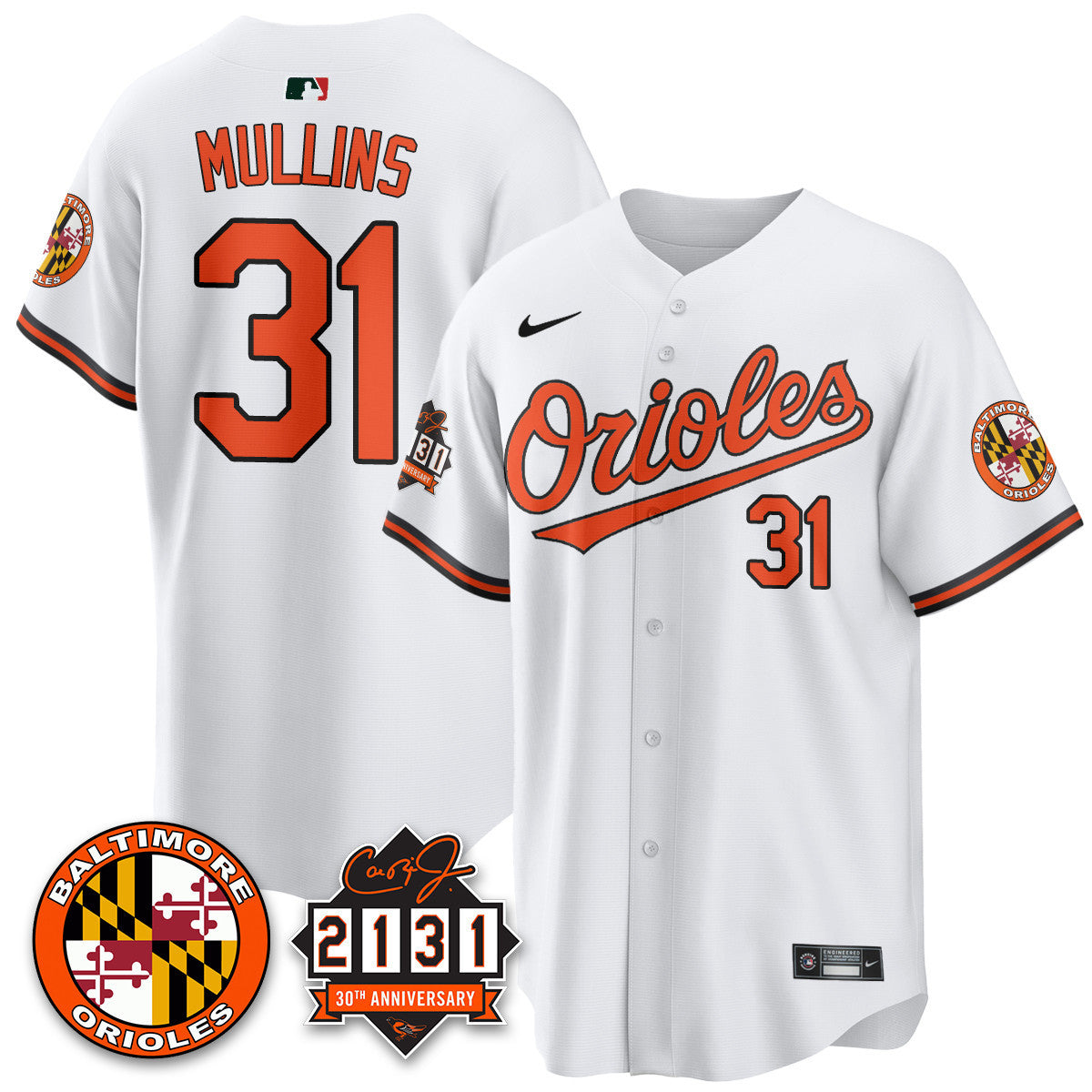 Women's Baltimore Orioles "30th Anniversary of 2131" Limited Jersey - All Stitched